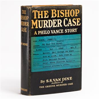 VAN DINE, S.S. The Bishop Murder Case.